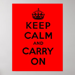 Poster Keep Calm and Carry On