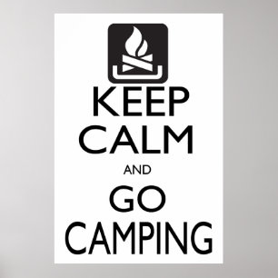 Poster Keep Calm and Go Camping