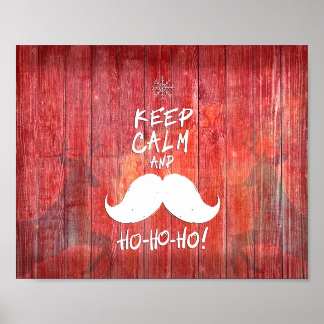 Poster Keep calm and Ho-ho (Devant)