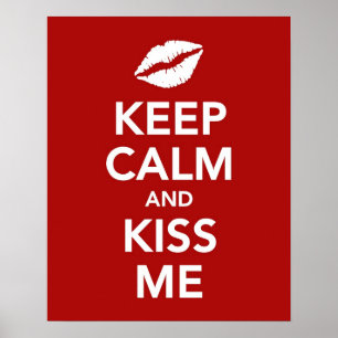 Poster Keep Calm and Kiss Me