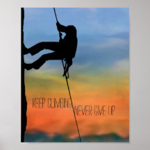 Poster "Keep Escalade" & "Never abandonnez"