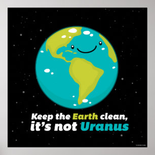 Poster Keep The Earth Clean