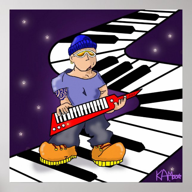 Poster "Keez" - von Kev Moore (Vorne)