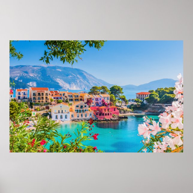 Poster Kefalonia Grèce (Devant)