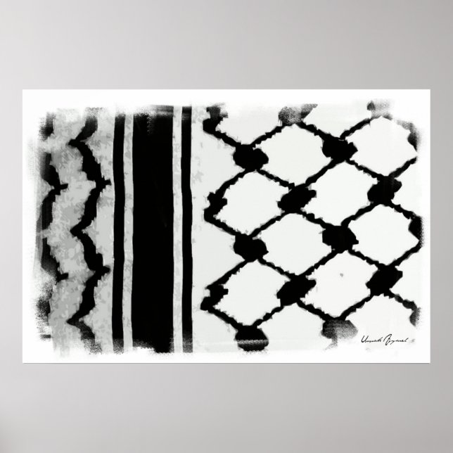 Poster Keffiyah (Devant)