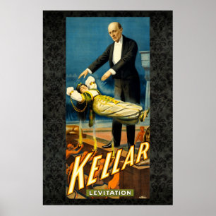 Poster Kellar l'affiche du cru 36 x 24 de réédition de