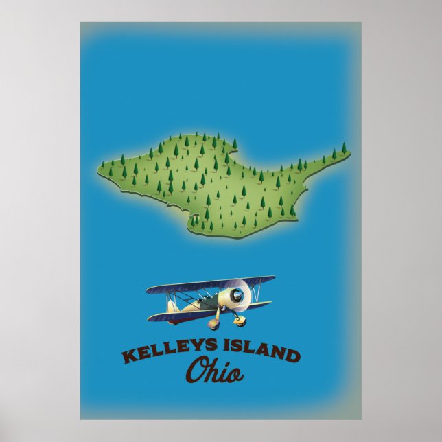 Poster Kelleys Island Ohio (Devant)