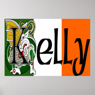 Poster Kelly Celtic Dragon Imprimer