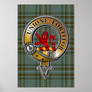 Poster Kelly Tartan & Badge