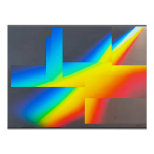 Poster Ken Gage Rien Surréaliste Art Abstrait