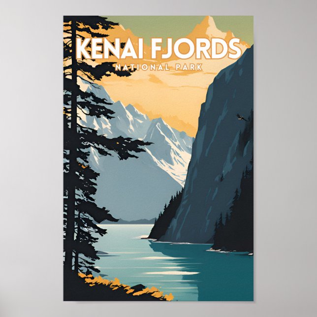 Poster Kenai Fjords (Devant)