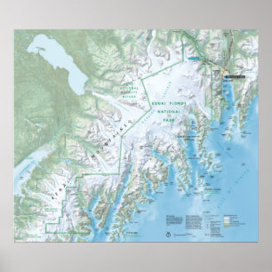 Poster Kenai Fjords