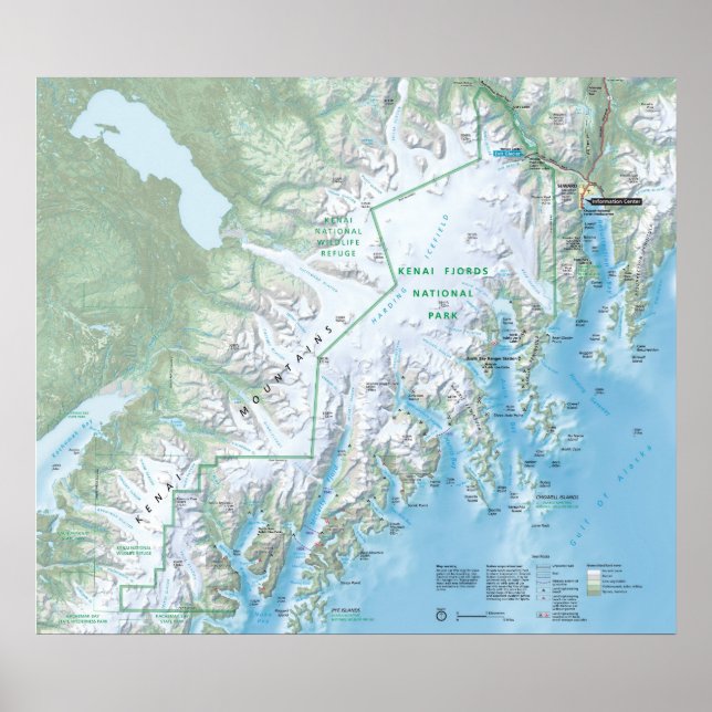 Poster Kenai Fjords (Devant)