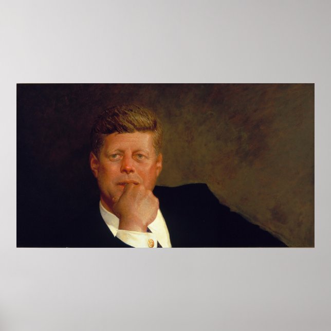Poster Kennedy Portrait à la Maison Blanche de Biden (Devant)