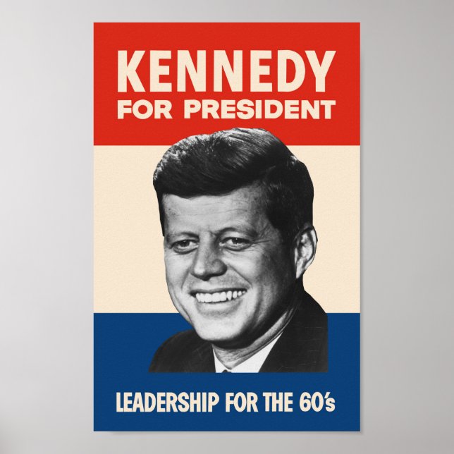 Poster Kennedy pour le président (Devant)