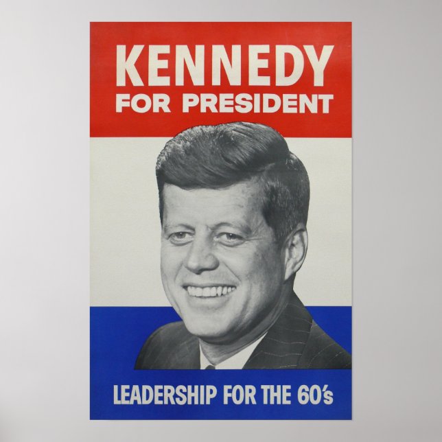 Poster Kennedy, président (Devant)