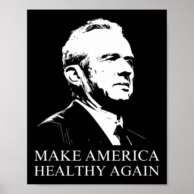 Poster Kennedy Rfk Jr Rendre l'Amérique en santé Maha Tr (Devant)