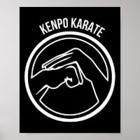 Kenpo Karate White Black Hands Cool Martial Arts T