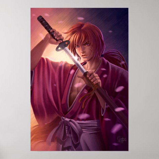 Poster Kenshin Himura (Devant)