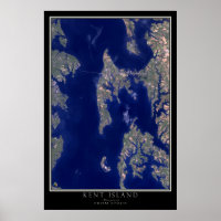 Kent Island Maryland De L'Espace Carte Satellite