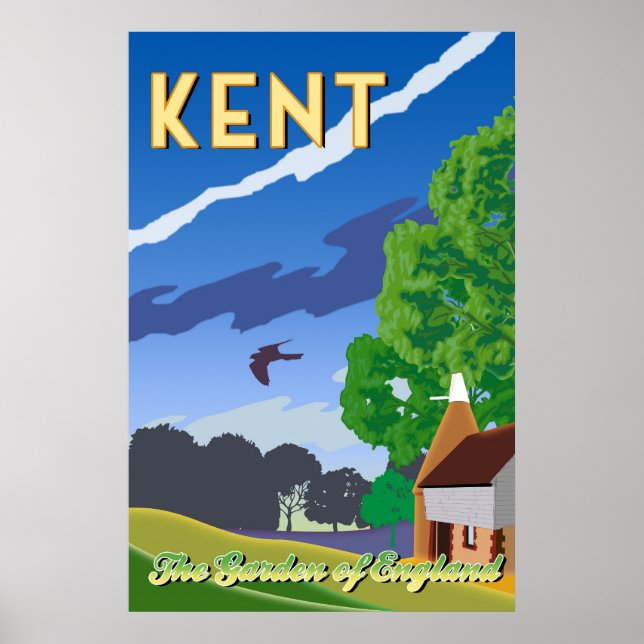 Poster Kent - Le Jardin d'Angleterre (Devant)