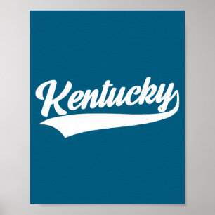 Poster Kentucky - conception Rétro - classique