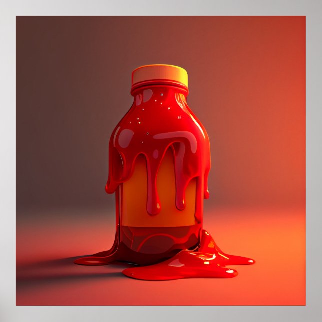 Poster Ketchup (Devant)