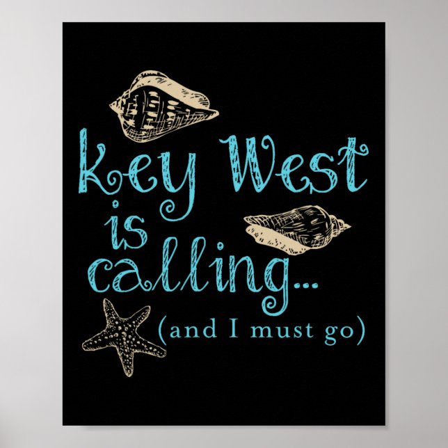 Poster Key West Is Calling  (Devant)