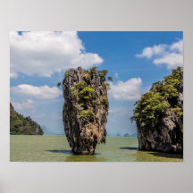 Khao Phing Kan île rocheuse Phuket en Thaïlande ca
