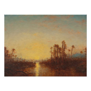 Poster Khartoum, Coucher De Soleil - Félix Ziem