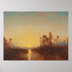 Poster Khartoum, Coucher De Soleil - Félix Ziem