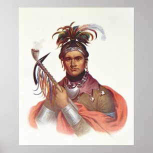 Poster Ki-On-Twog-Ky ou 'Complanter', chef de Seneca