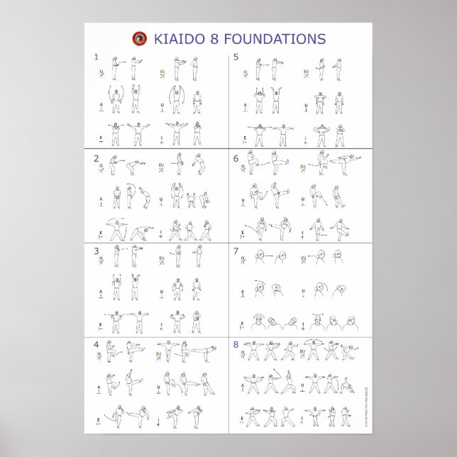 Poster Kiaido International - Les 8 fondations de Song Pa (Devant)