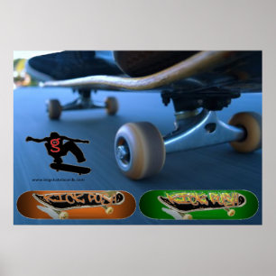 Poster Kick Push (Skateboard)