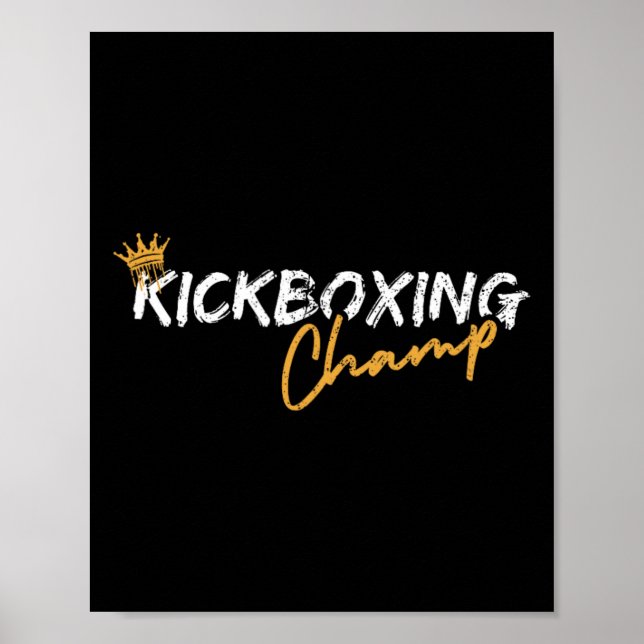 Poster Kickboxing Champ  (Devant)