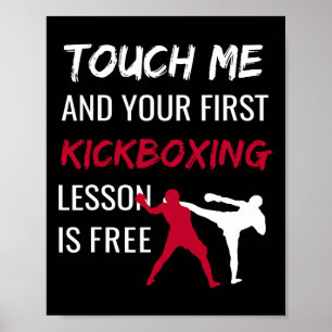 Poster Kickboxing Kick Boxing Sensei T Shirt Don