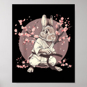 Poster Kickboxing Lapin Taekwondo Karaté MMA Lapin