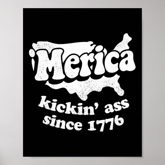 Poster Kickin depuis 1776 (Devant)