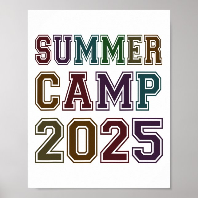 Poster Kids Summer Camp 2025 Teacher Campsite Host Team S (Devant)