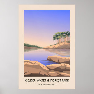 Poster Kielder Water and Forest Park Northumberland