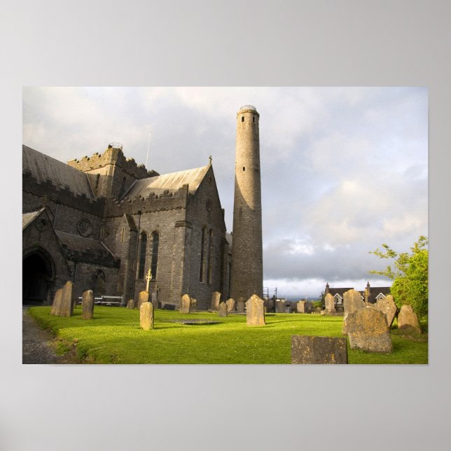 Poster Kilkenny, Irlande. Killkenny est aussi connu comme (Devant)