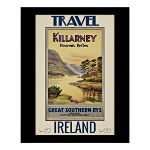 Poster Killarney, le réflexe du ciel,