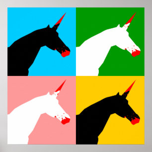 Poster Killer Unicorn (Imprimer l'art)