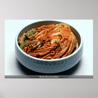 Poster Kimchi (coréen)