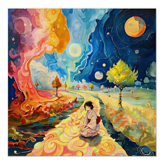 Poster kimon girl (Devant)