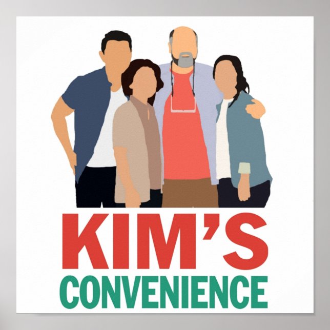Poster Kims Commodité Art Simpliste (Devant)