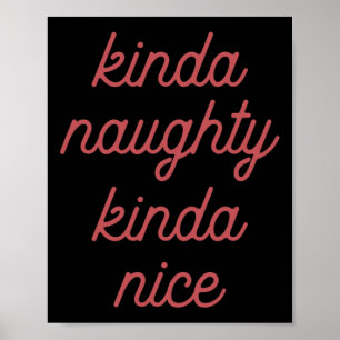 Poster Kinda Naughty Kinda-nice - Noël