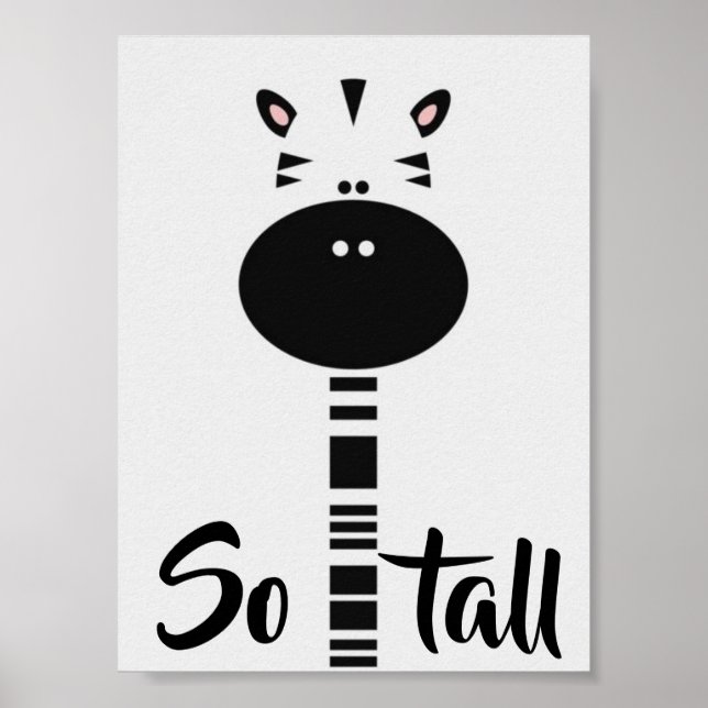 Poster - Kinderzimmer So groß (Vorne)