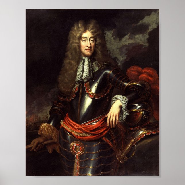 Poster King James II (Devant)
