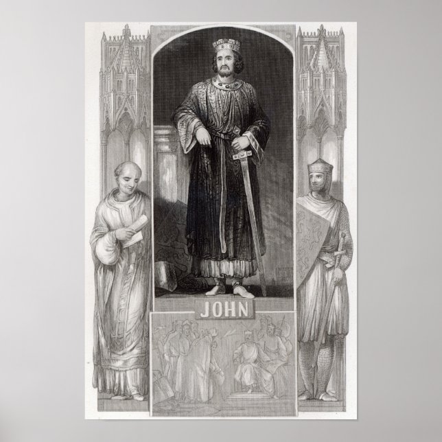 Poster King John (Devant)